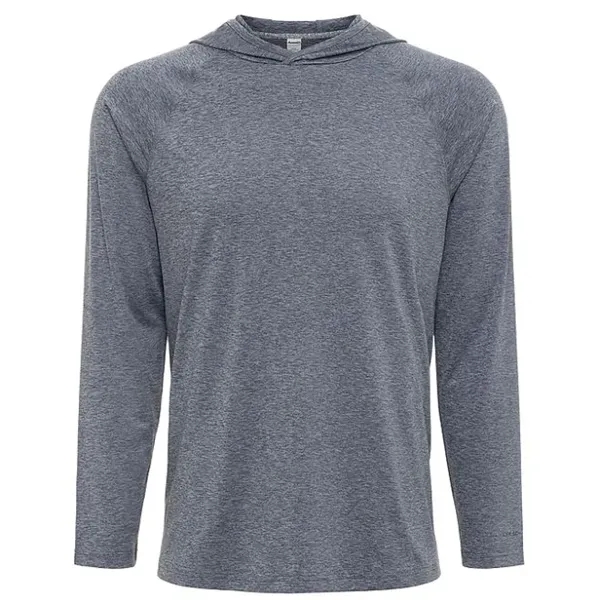 Long sleeve style tee with a hoodie with UPF 50+ protection... from ASI 85988 Century Place Apparel