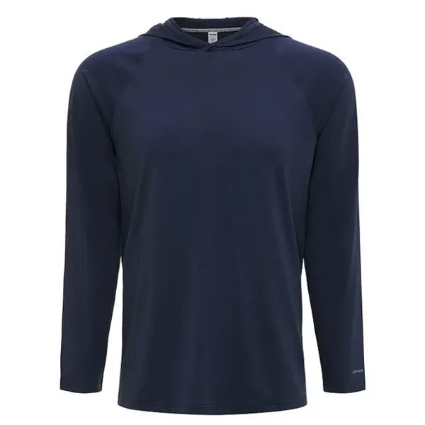 Long sleeve hoodie style tee with UPF 50+ protection... from ASI 85988 Century Place Apparel