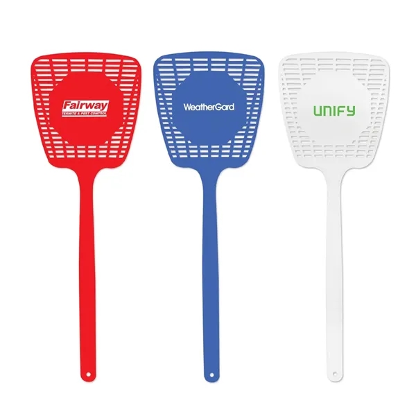 Plastic mesh fly swatter plus 1 color pad print on 1... from ASI 37218 Athena Promo (tm)
