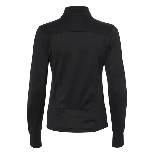 Women's Poly-Tech full-zip track jacket with an exposed coil zipper, hidden... from ASI 84358 S&S Activewear