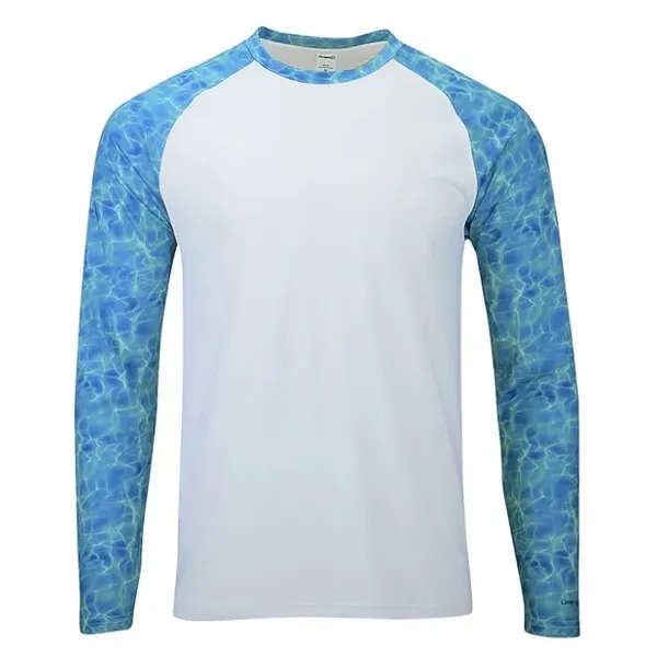 Panama long-sleeve sublimation tee made of 93% Microfiber Polyester 7% Spandex.... from ASI 85988 Century Place Apparel