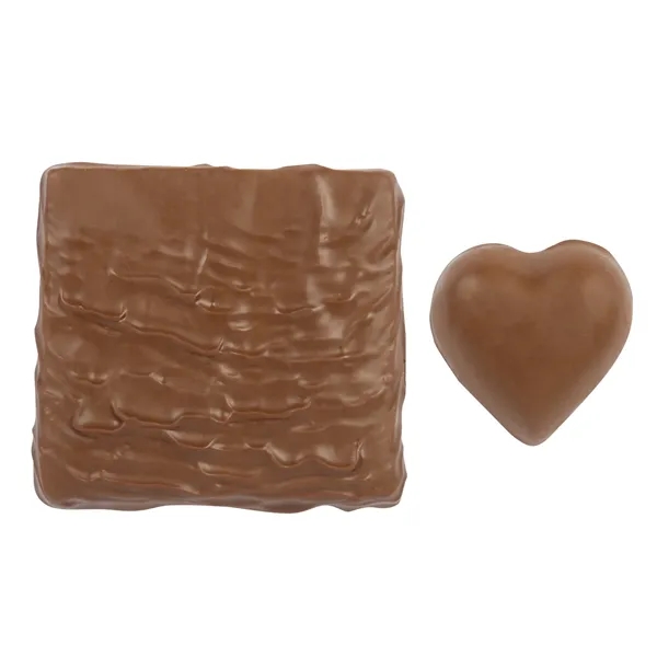 Milk Chocolate Dubai Heart- 0.70oz... from ASI 44900 NC Custom (CI/Lanco) / Chocolate Inn