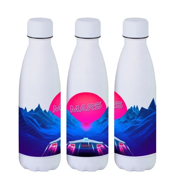 17 oz. double wall stainless steel bottle with vacuum insulation for... from ASI 90807 Tekweld