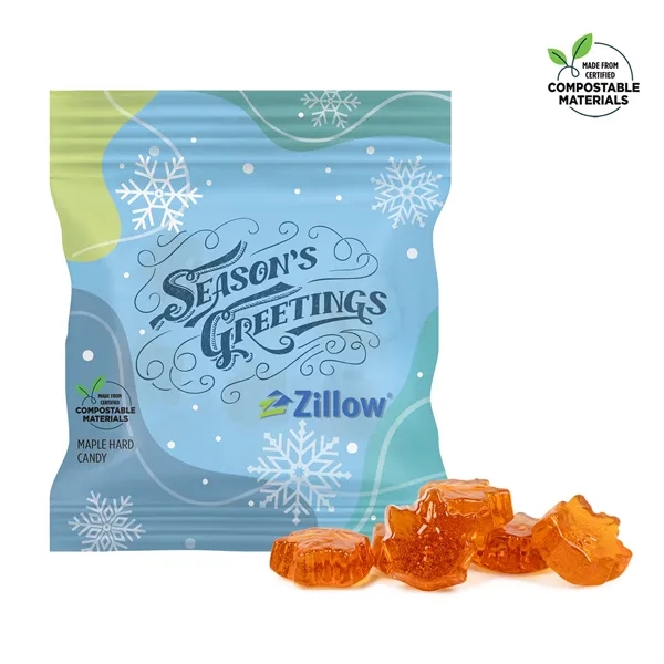 1 oz. ECO-Digibag, Compostable-Maple Flavored Candy... from ASI 44900 NC Custom (CI/Lanco) / Chocolate Inn