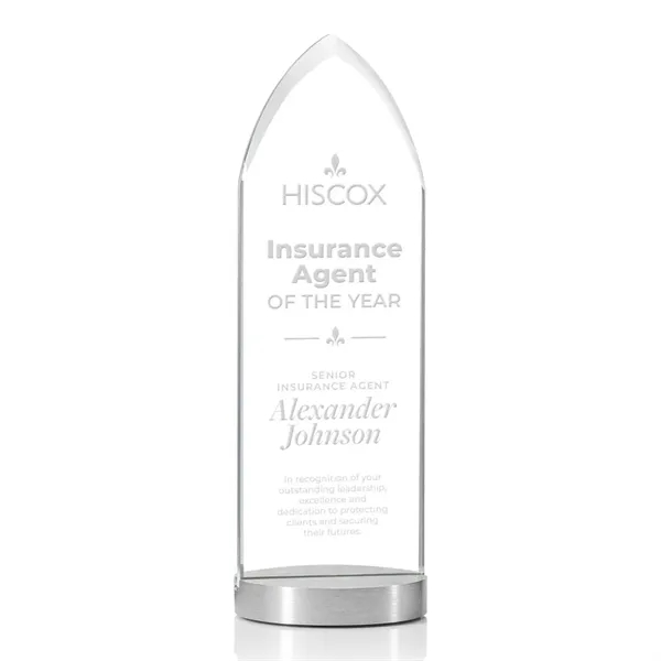 The elegant starfire crystal Oakham Award features a sleek, pointed design... from ASI 84592 St Regis Group / St Regis