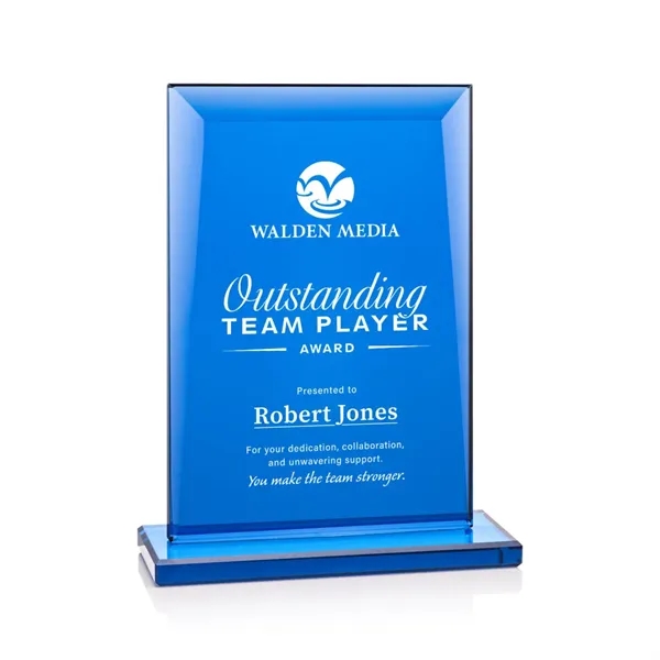 The all-blue Starfire Crystal Martello Award is a striking symbol of... from ASI 84592 St Regis Group / St Regis