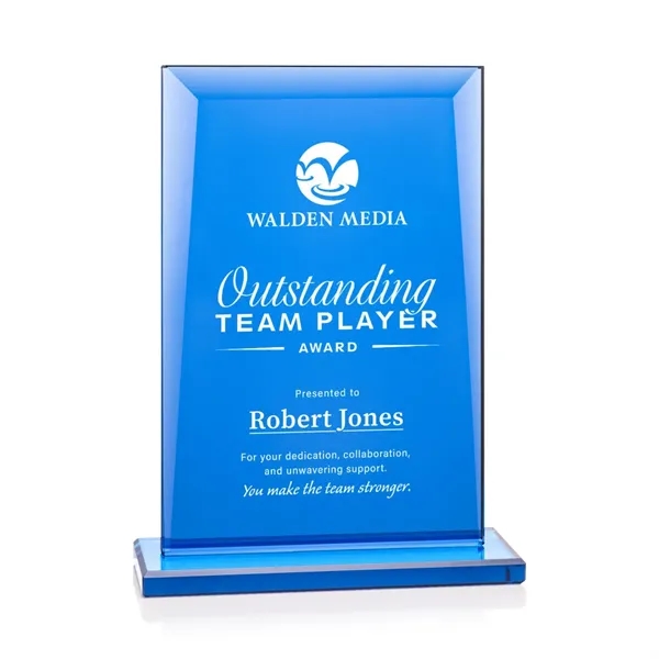 The all-blue Starfire Crystal Martello Award is a striking symbol of... from ASI 84592 St Regis Group / St Regis