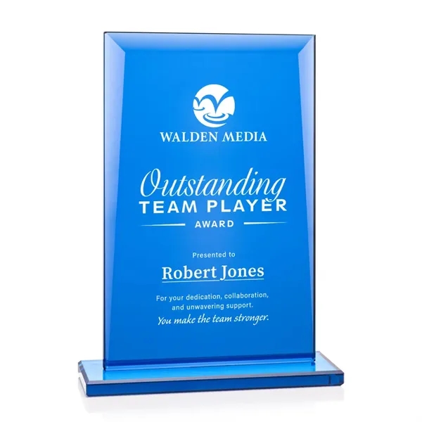 The all-blue Starfire Crystal Martello Award is a striking symbol of... from ASI 84592 St Regis Group / St Regis