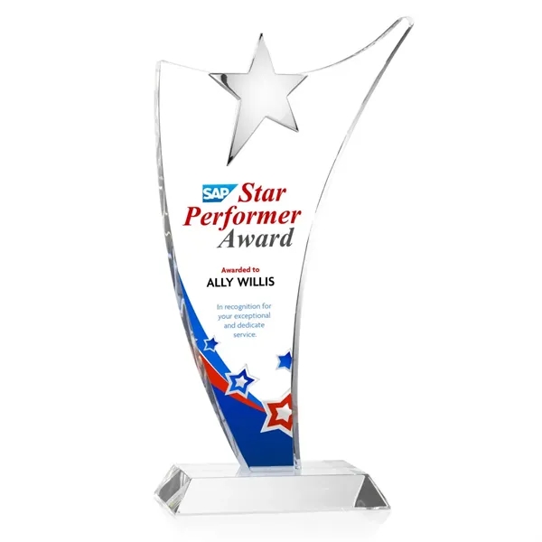 The Atkinson Chrome Star VividPrint™  Award is an impressive tall... from ASI 84592 St Regis Group / St Regis