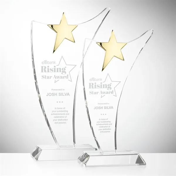 The Atkinson Gold Star Award is an impressive tall recognition piece... from ASI 84592 St Regis Group / St Regis