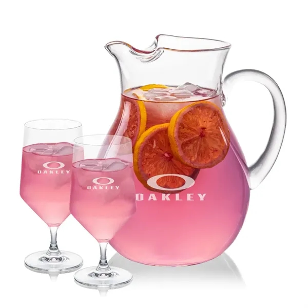 The Montclair Pitcher & Cocktail Glasses Set brings refined simplicity to... from ASI 84592 St Regis Group