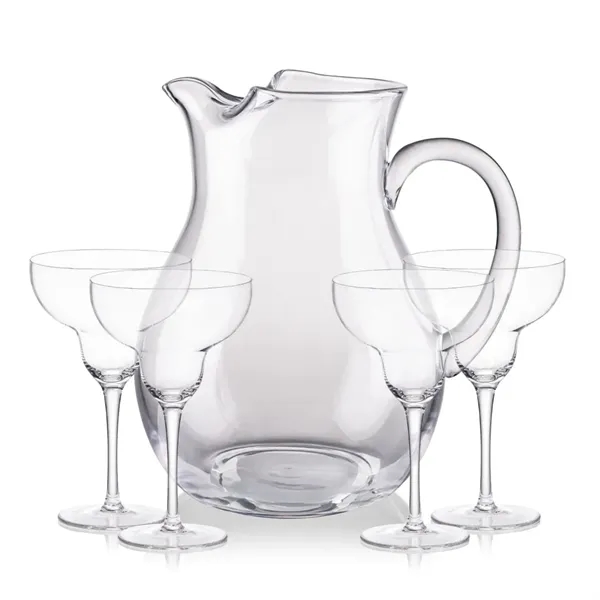 The Montclair Pitcher & Cocktail Glasses Set brings refined simplicity to... from ASI 84592 St Regis Group