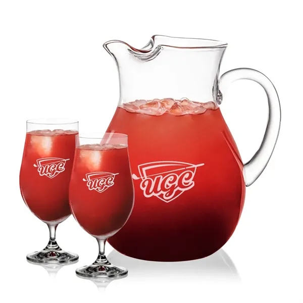 The Montclair Pitcher & Cocktail Glasses Set brings refined simplicity to... from ASI 84592 St Regis Group