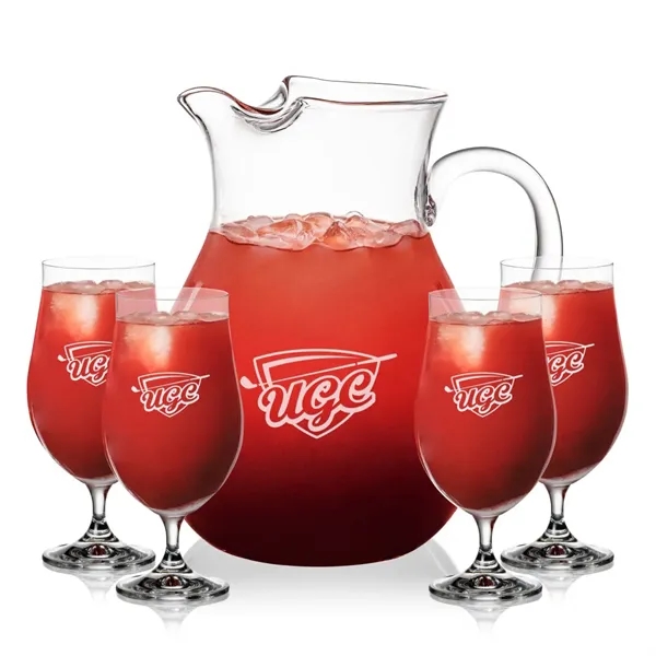 The Montclair Pitcher & Cocktail Glasses Set brings refined simplicity to... from ASI 84592 St Regis Group