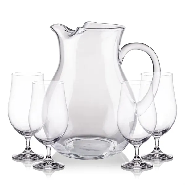 The Montclair Pitcher & Cocktail Glasses Set brings refined simplicity to... from ASI 84592 St Regis Group