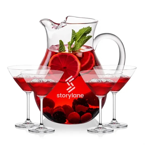 The Montclair Pitcher & Cocktail Glasses Set brings refined simplicity to... from ASI 84592 St Regis Group