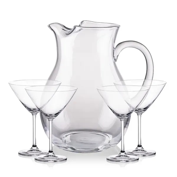 The Montclair Pitcher & Cocktail Glasses Set brings refined simplicity to... from ASI 84592 St Regis Group