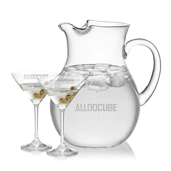 The Montclair Pitcher & Cocktail Glasses Set brings refined simplicity to... from ASI 84592 St Regis Group