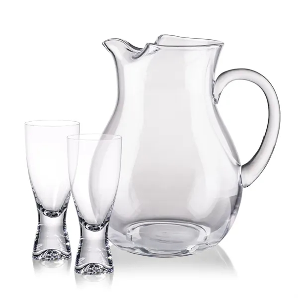 The Montclair Pitcher & Cocktail Glasses Set brings refined simplicity to... from ASI 84592 St Regis Group