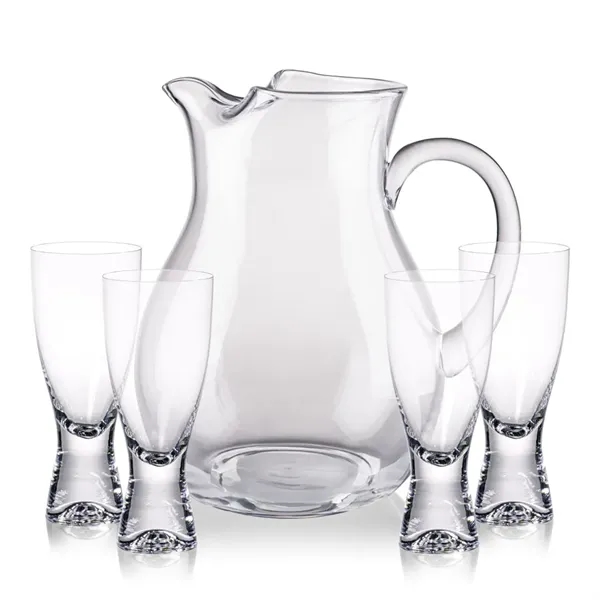 The Montclair Pitcher & Cocktail Glasses Set brings refined simplicity to... from ASI 84592 St Regis Group