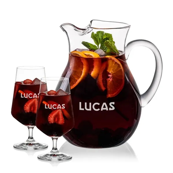 The Montclair Pitcher & Cocktail Glasses Set brings refined simplicity to... from ASI 84592 St Regis Group