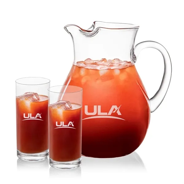 The Montclair Pitcher & Beverage Glasses Set is designed for effortless... from ASI 84592 St Regis Group
