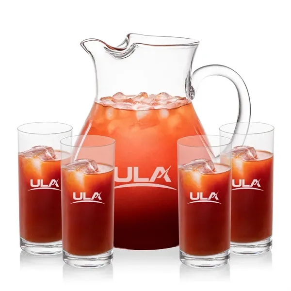 The Montclair Pitcher & Beverage Glasses Set is designed for effortless... from ASI 84592 St Regis Group