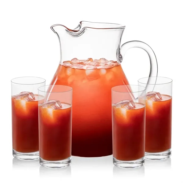 The Montclair Pitcher & Beverage Glasses Set is designed for effortless... from ASI 84592 St Regis Group