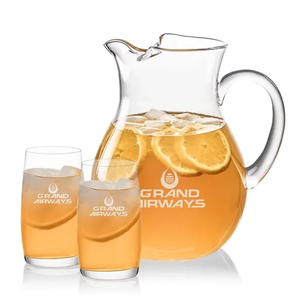 The Montclair Pitcher & Beverage Glasses Set is designed for effortless... from ASI 84592 St Regis Group