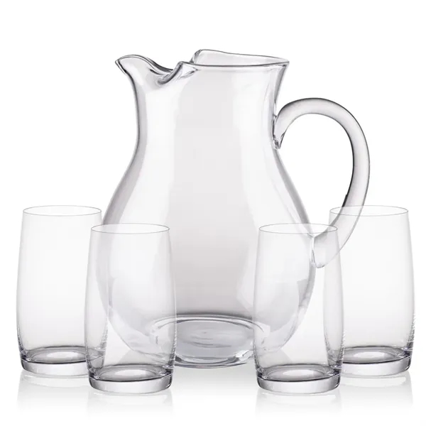 The Montclair Pitcher & Beverage Glasses Set is designed for effortless... from ASI 84592 St Regis Group