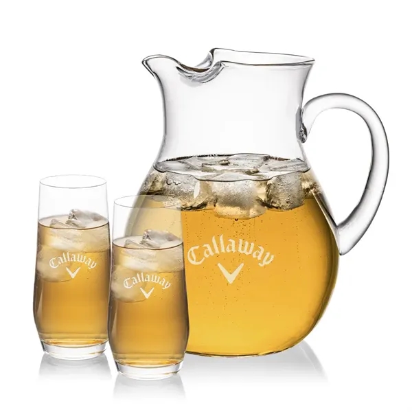 The Montclair Pitcher & Beverage Glasses Set is designed for effortless... from ASI 84592 St Regis Group