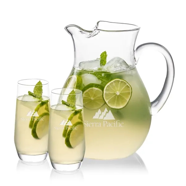 The Montclair Pitcher & Beverage Glasses Set is designed for effortless... from ASI 84592 St Regis Group