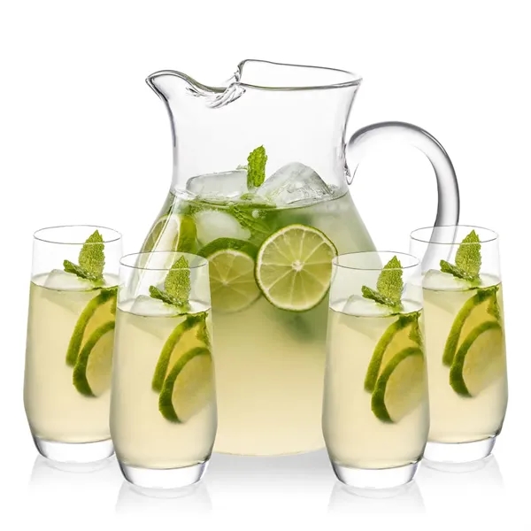 The Montclair Pitcher & Beverage Glasses Set is designed for effortless... from ASI 84592 St Regis Group