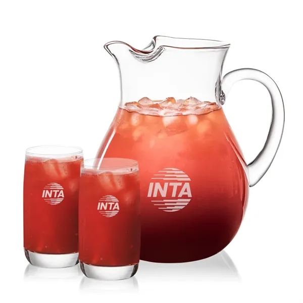 The Montclair Pitcher & Beverage Glasses Set is designed for effortless... from ASI 84592 St Regis Group