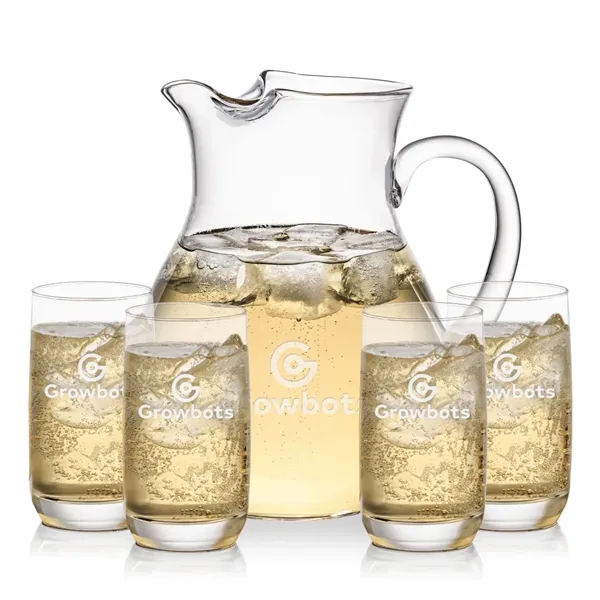 The Montclair Pitcher & Beverage Glasses Set is designed for effortless... from ASI 84592 St Regis Group