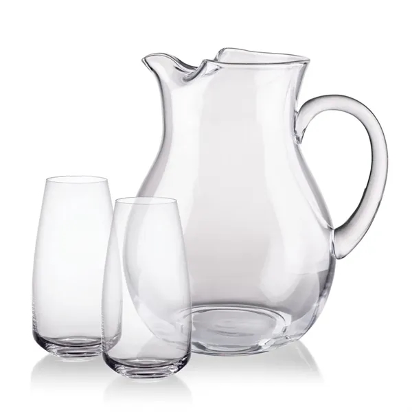 The Montclair Pitcher & Beverage Glasses Set is designed for effortless... from ASI 84592 St Regis Group