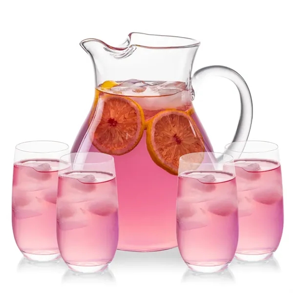 The Montclair Pitcher & Beverage Glasses Set is designed for effortless... from ASI 84592 St Regis Group