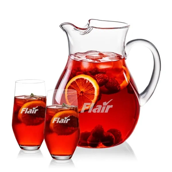 The Montclair Pitcher & Beverage Glasses Set is designed for effortless... from ASI 84592 St Regis Group