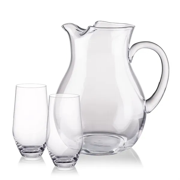 The Montclair Pitcher & Beverage Glasses Set is designed for effortless... from ASI 84592 St Regis Group