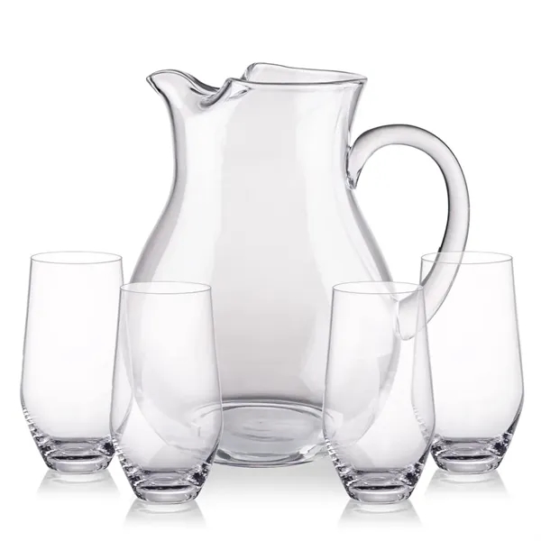 The Montclair Pitcher & Beverage Glasses Set is designed for effortless... from ASI 84592 St Regis Group