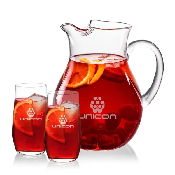 The Montclair Pitcher & Beverage Glasses Set is designed for effortless... from ASI 84592 St Regis Group