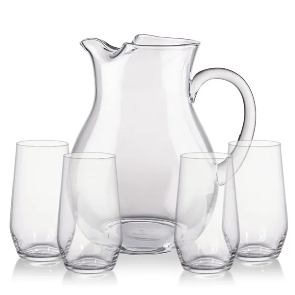 The Montclair Pitcher & Beverage Glasses Set is designed for effortless... from ASI 84592 St Regis Group
