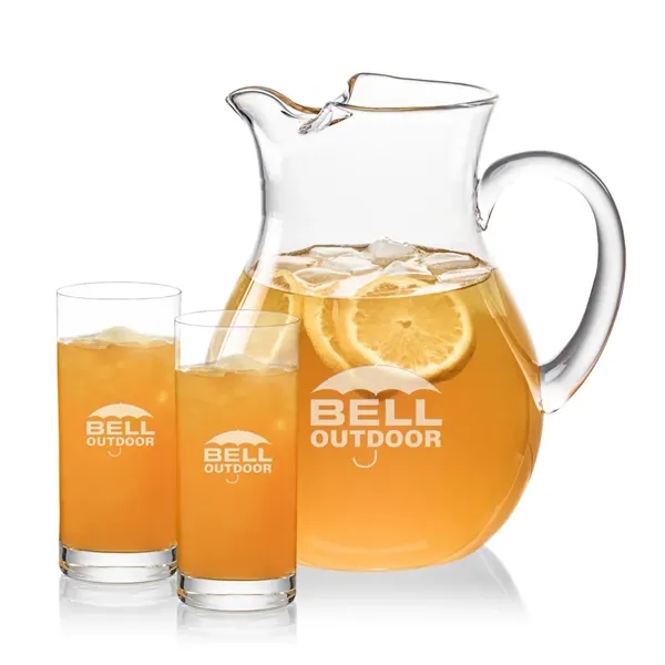 The Montclair Pitcher & Beverage Glasses Set is designed for effortless... from ASI 84592 St Regis Group