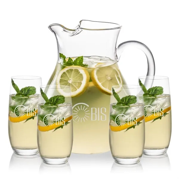 The Montclair Pitcher & Beverage Glasses Set is designed for effortless... from ASI 84592 St Regis Group