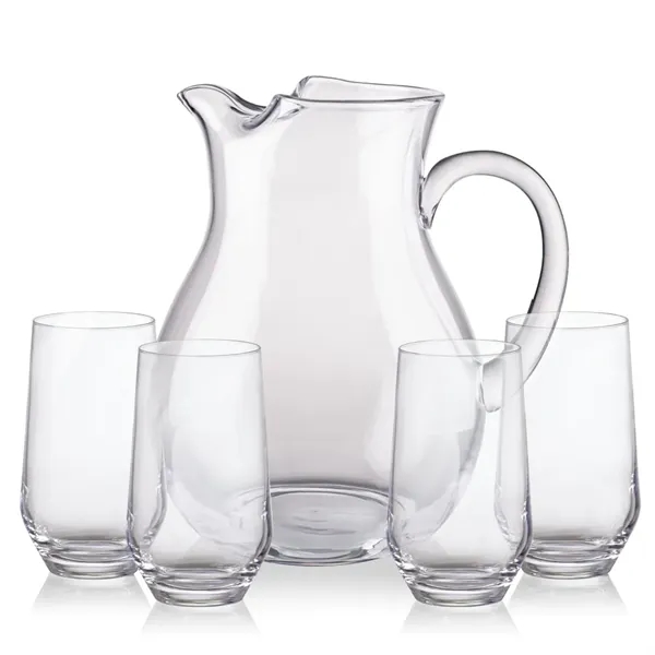 The Montclair Pitcher & Beverage Glasses Set is designed for effortless... from ASI 84592 St Regis Group