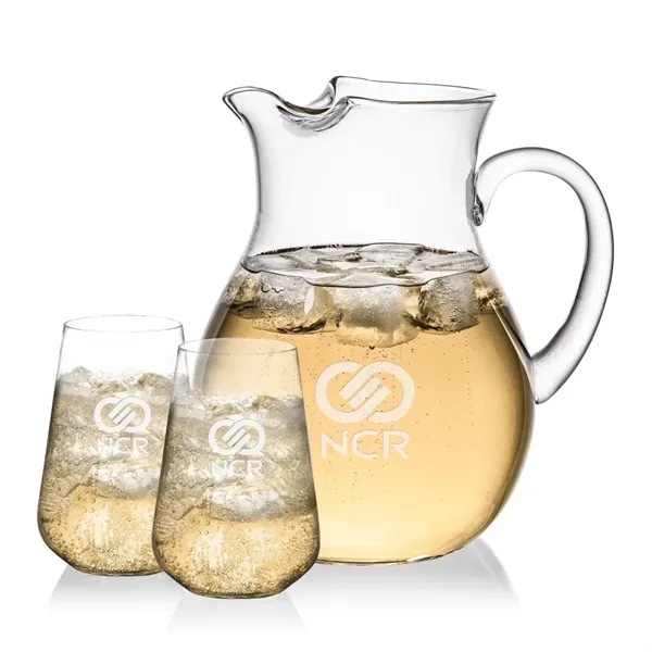 The Montclair Pitcher & Beverage Glasses Set is designed for effortless... from ASI 84592 St Regis Group