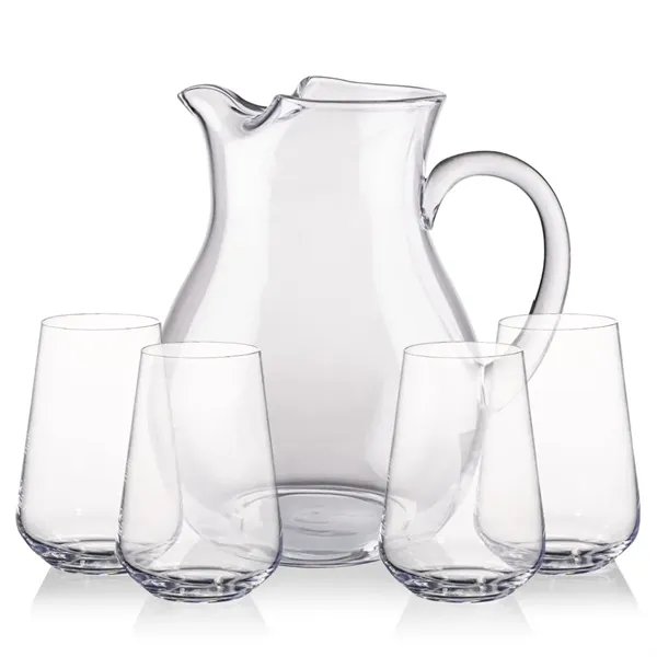 The Montclair Pitcher & Beverage Glasses Set is designed for effortless... from ASI 84592 St Regis Group
