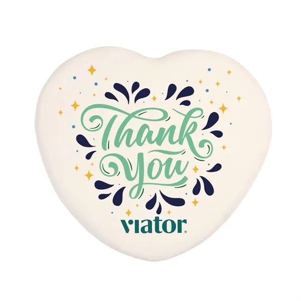 3" Iced Full Color Vanilla Cookie- Heart... from ASI 44900 NC Custom (CI/Lanco) / Chocolate Inn