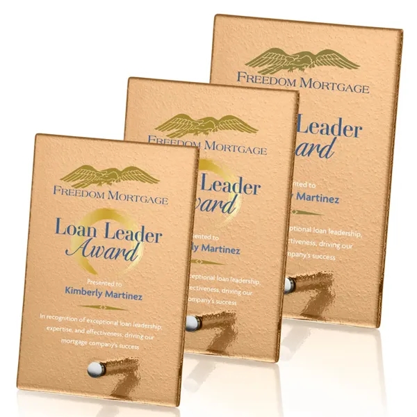 Atchison Russet Rectangle VividPrint™ Award - Silver... from ASI 84592 St Regis Group / St Regis