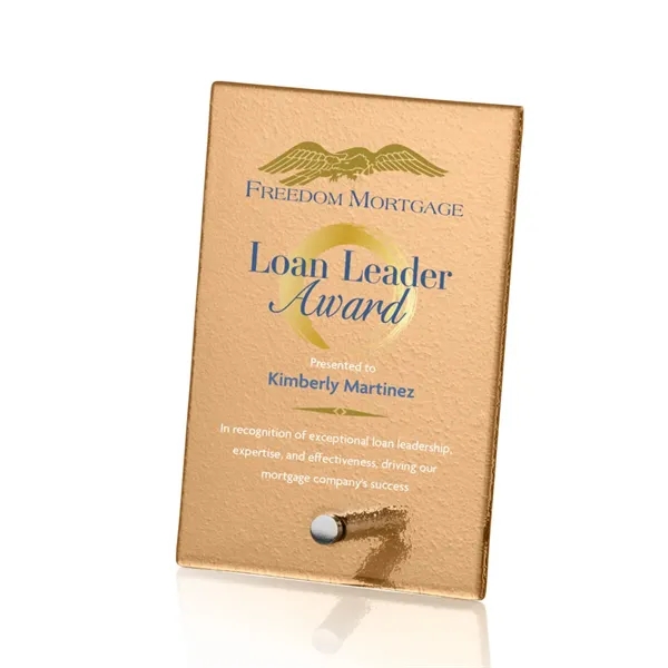 Atchison Russet Rectangle VividPrint™ Award - Silver... from ASI 84592 St Regis Group / St Regis